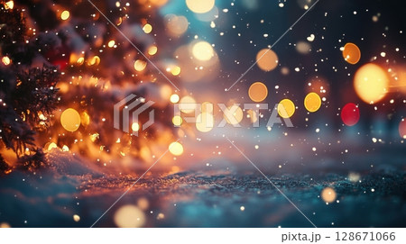 A Magical Snowy Christmas Eve. A Magical Snowy Christmas Eve. 128671066