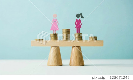 Gender Pay Gap A Visual Representation. 128671243