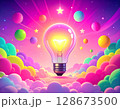 Imagination Unleashed in Flat Design 128673500
