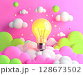 Imagination Unleashed in Flat Design 128673502