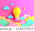Imagination Unleashed in Flat Design 128673503