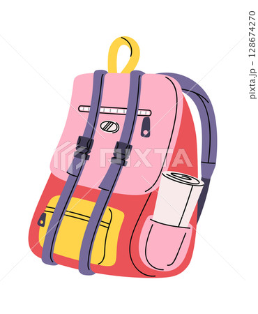 Cute schoolbag educational luggage pack 128674270