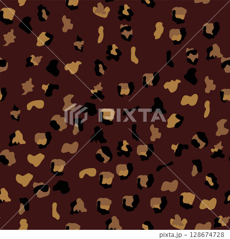 Seamless leopard print pattern. Fully seamless jaguar or cheetah skin pattern. leopard print textile fabric Seamless leopard print pattern. Fully seamless jaguar or cheetah skin pattern. leopard print textile fabric 128674728
