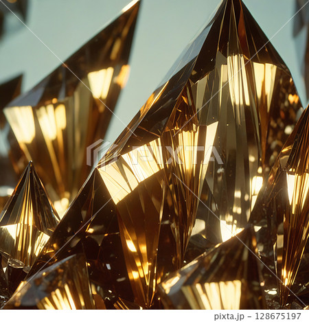Translucent Shard Intersection of Light 128675197