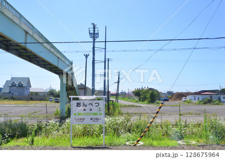 JR北海道、根室本線の常豊信号場から白糠駅までの車窓風景 128675964