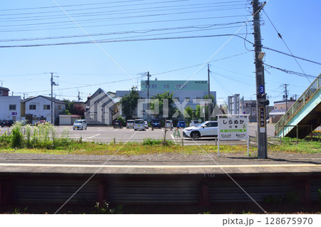 JR北海道、根室本線の常豊信号場から白糠駅までの車窓風景 JR北海道、根室本線の常豊信号場から白糠駅までの車窓風景 128675970
