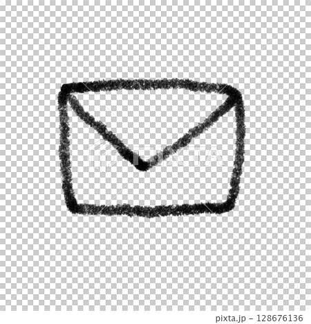 Simple email icon illustration 128676136