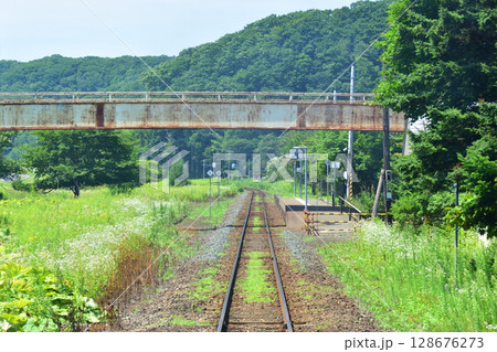 JR北海道、根室本線の釧路駅から上尾幌駅までの車窓風景 128676273