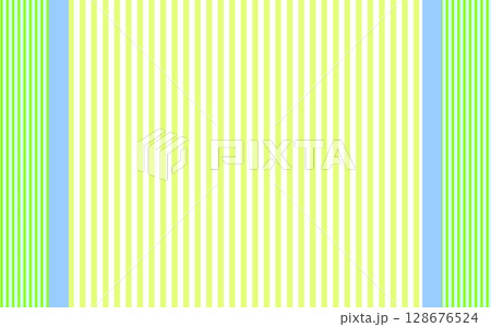 ストライプ模様　カラフル　グリーン　水色 128676524
