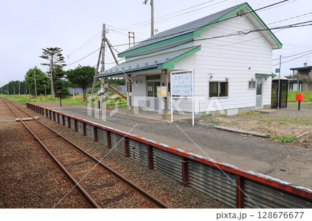 JR北海道、根室本線の厚床駅から落石駅までの車窓風景 128676677