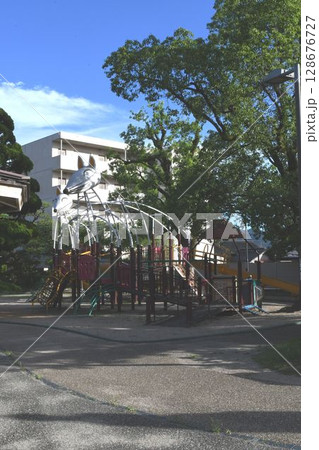 山口市の白狐型遊具 128676727