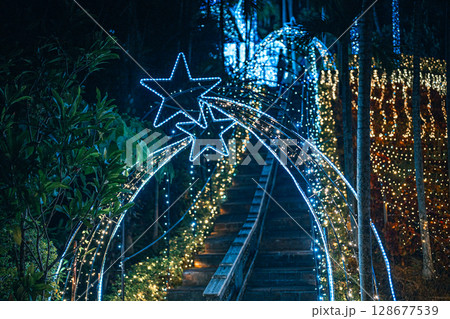 沖縄最大級のイルミネーション｜東南植物楽園ナイト 128677539