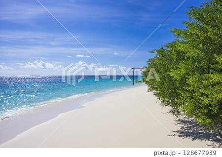 モルディブで過ごす穏やかなリゾートの一時 128677939