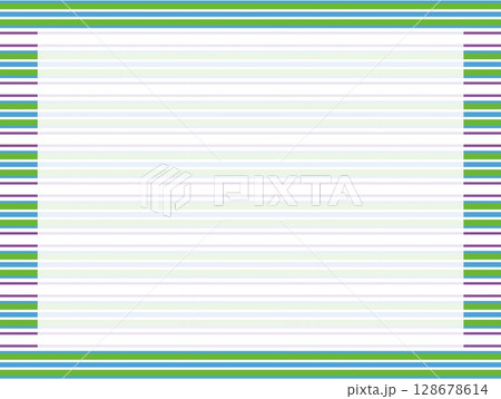 縞模様　フレーム　ホワイトスペース 128678614