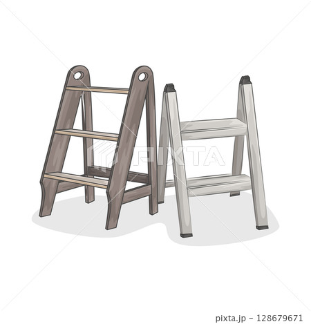 Illustration of Ladder Illustration of Ladder 128679671