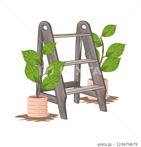Illustration of Ladder Illustration of Ladder 128679679