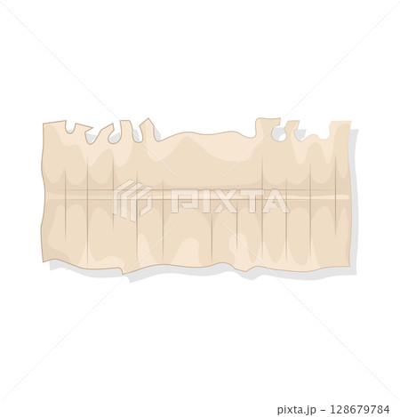 Illustration of Torn Paper 128679784