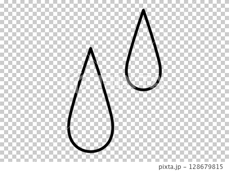 simple water drop icon simple water drop icon 128679815