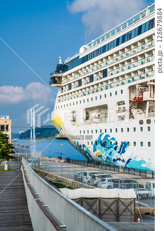 長崎港客船入港(Star Navigator)松ヶ枝埠頭【長崎市】 長崎港客船入港(Star Navigator)松ヶ枝埠頭【長崎市】 128679884
