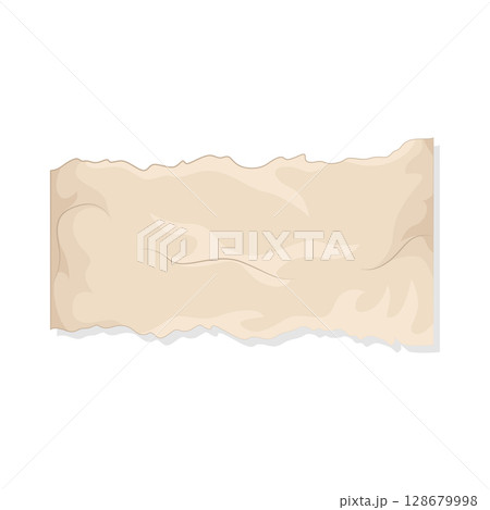 Illustration of Torn Paper 128679998