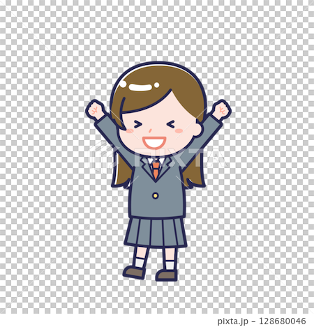 Student / Diagonal / Female 03 Student / Diagonal / Female 03 128680046