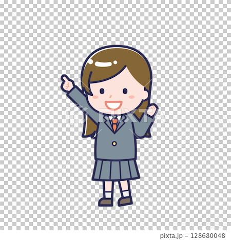 Student / Diagonal / Female 05 Student / Diagonal / Female 05 128680048