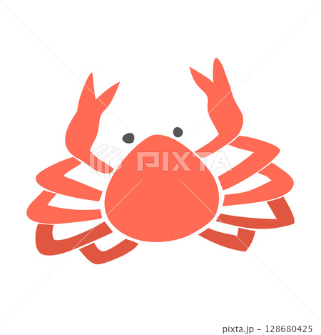 カニのベクターイラスト 128680425