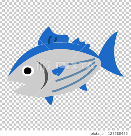 カツオのベクターイラスト 128680426