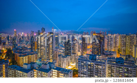 July 18 2025 Cheung Sha Wan Night Streets With City Glow 128681604