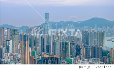 July 18 2025 Cheung Sha Wan Skyline with Waterfront Canopy 128681627