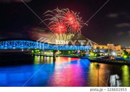 《神奈川県》八景島シーパラダイス・花火シンフォニア 128681953