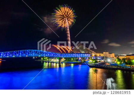 《神奈川県》八景島シーパラダイス・花火シンフォニア 128681955