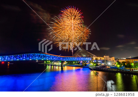 《神奈川県》八景島シーパラダイス・花火シンフォニア 《神奈川県》八景島シーパラダイス・花火シンフォニア 128681958