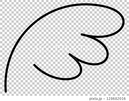 シンプルな翼のイラスト 128682016