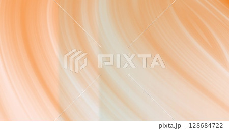 Image of orange trails over white background 128684722
