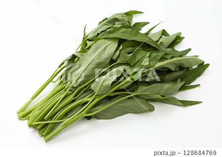 空芯菜 白バック 空芯菜 白バック 128684769