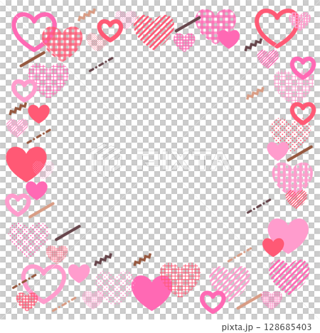 簡單可愛的心框 簡單可愛的心框 128685403