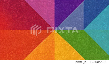 Happy Navratri, useful for banner, backdrop, wallpaper, poster design, greeting card	 128685592