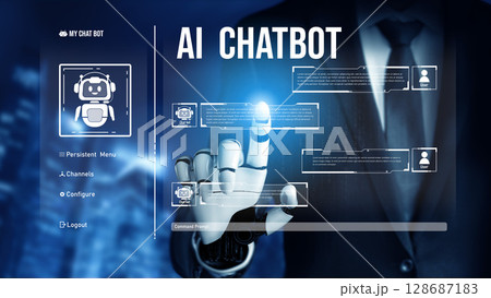 AI Artificial Intelligence Virtual Assistant for Smart Business Vouch AI Artificial Intelligence Virtual Assistant for Smart Business Vouch 128687183