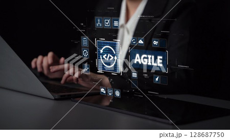 Agile Workflow and Sprint Planning in Agile Project Management Muxer 128687750
