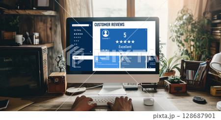 Customer experience and review analysis by brisk computer software 128687901