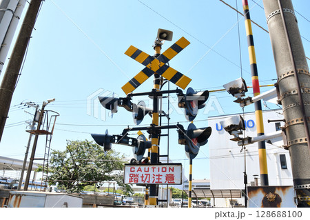 白熱電球踏切_01 白熱電球踏切_01 128688100