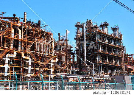 製油所のプラント_04 製油所のプラント_04 128688171