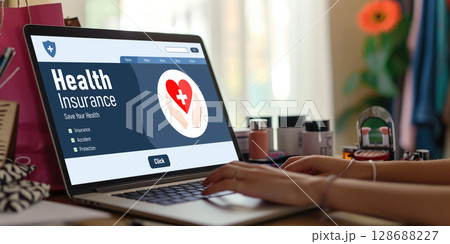 Health insurance web site brisk registration system 128688227