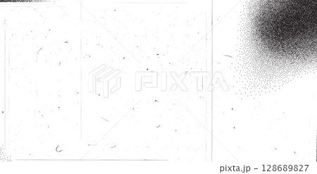Film black old noise texture background. Distressed grain retro photo effect. Old movie filter overlay. Grunge gritty texture with dust, scratches. Vector transparent retro decoration 128689827