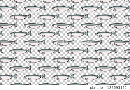 鮭の背景イラスト 128693152
