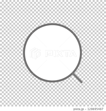 Search, magnifying glass, search, search icon illustration material 128695487