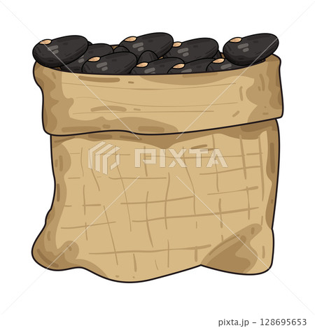 sack of beans illustration sack of beans illustration 128695653