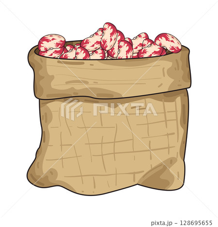 sack of beans illustration sack of beans illustration 128695655
