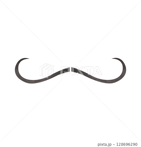 illustration of mustache 128696290
